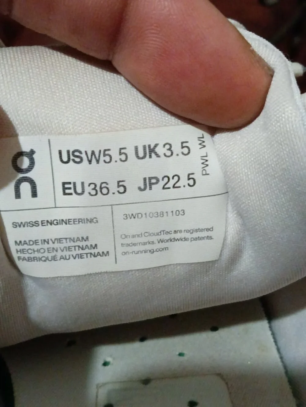 On Cloudnova Flux-Women's Mesh Sneakers-Undyed White Heather Pink Gray-Size 5.5